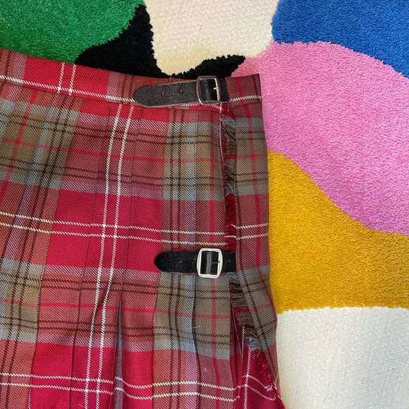 Vintage plaid skirt / kilt - Picture 2 of 4